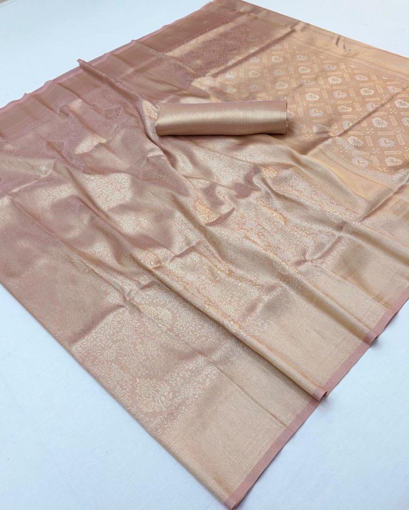 Varakh By Rajtex Kanjeepuram Tissue Weaving Silk Saree